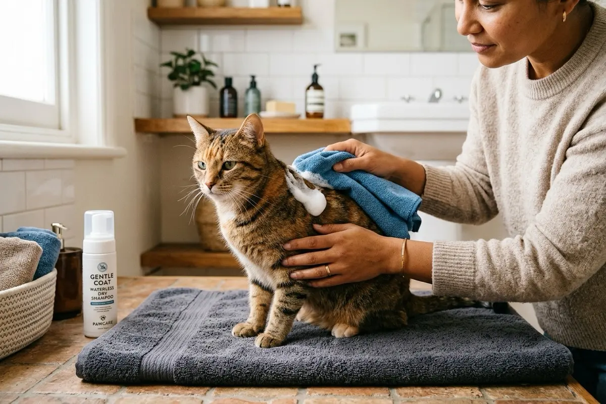 Comment Laver un Chat Adulte Sans Stress : Guide Complet et Bains Sans Eau
