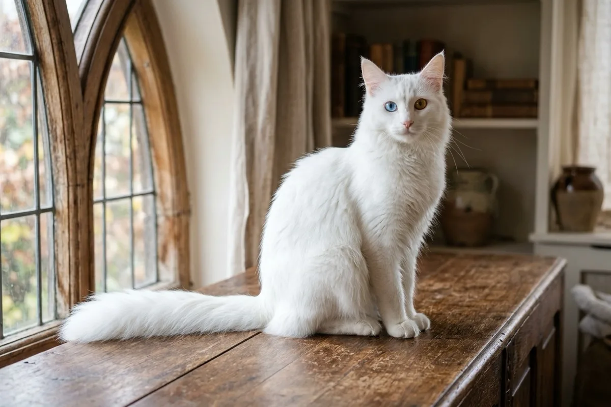 Gato Angora Turco: Guía Completa de la Raza, Manto Sedoso y Salud